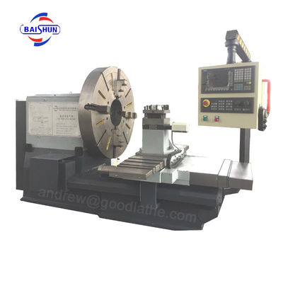 1250mm CK64125 সিএনসি মুখ বাঁকানো টার্ন ফ্ল্যাঞ্জ বাঁকানো যন্ত্রপাতি