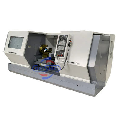 হার্ড গাইডওয়ে Ck6140 Ck6150 মেটাল ফ্ল্যাট বেড সিএনসি টার্ন মেশিন তেল