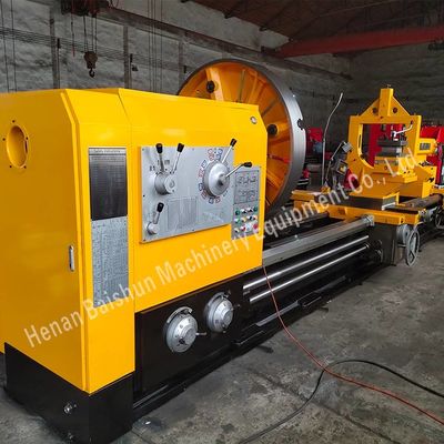 বিগ স্পিন্ডল বোর 105mm অনুভূমিক ম্যানুয়াল টার্ন মেশিন 6 মিটার ইউনিভার্সাল টার্ন
