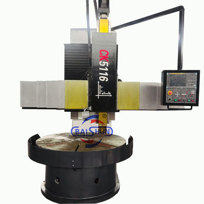 উল্লম্ব লেদারের ক্ষমতা 5T ভারী দায়িত্ব CNC CK5116 ধাতু লেদারের