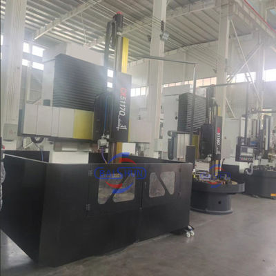 CK5117 VTL ধাতু একক কলাম সিএনসি উল্লম্ব টার্নিং সেন্টার টার্ন মেশিন