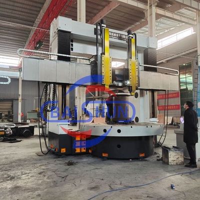 Cnc লেদ কাটিং টুলস ফানুক ডাবল টারেট উচ্চ দক্ষতা সহ উল্লম্ব লেদ