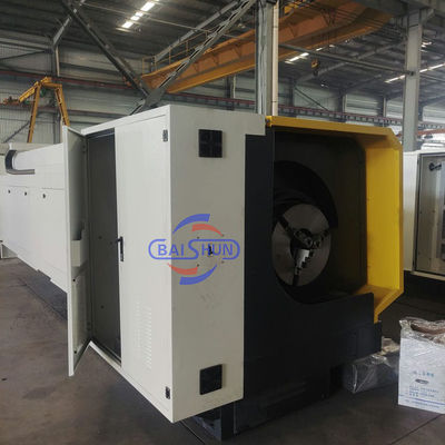 QK1325 সিএনসি পাইপ থ্রেডিং টার্ন মেশিন 800mm সুইং 250mm থ্রেডিং