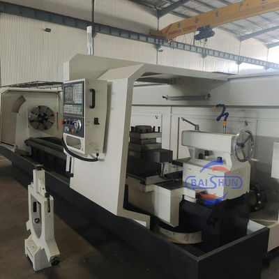 QK1325X1500 CNC পাইপ থ্রেডিং লেদ 800 মিমি সুইং 1500 মিমি ওয়ার্কপিস