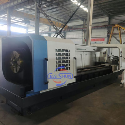 QK1327X1500 CNC পাইপ থ্রেডিং লেদ ২৮০মিমি স্পিন্ডেল বোর