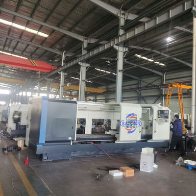 CNC পাইপ থ্রেডিং লেদ QK1332 320mm সর্বোচ্চ থ্রেডিং ব্যাস