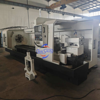 সিএনসি তেল দেশ টার্ন 540mm স্পিন্ডল Bore বড় আকার পাইপ থ্রেডিং টার্ন মেশিন
