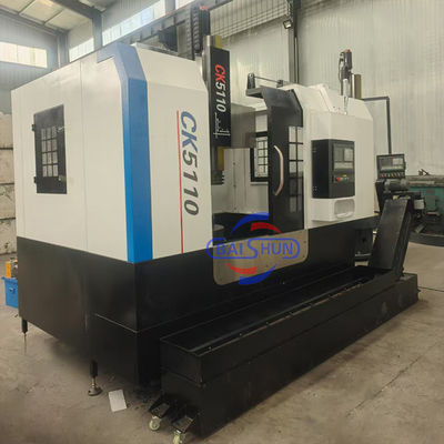 একক কলাম ধাতু কাটা উল্লম্ব CNC লেদ মেশিন কভার সঙ্গে