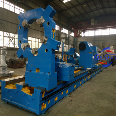 কারখানার সরবরাহ 3150mm বড় ব্যাসার্ধ ভারী দায়িত্ব লোড অনুভূমিক ধাতু টার্নিং টার্ন