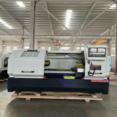 CNC লেদ মেশিন CK6150 ফ্ল্যাট বেড 500mm সুইং 1500mm ওয়ার্কপিস