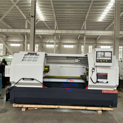 উচ্চ নির্ভুলতা ফ্ল্যাট বেড CK6150 লেদ টার্নো CNC অনুভূমিক লেদ মেশিন