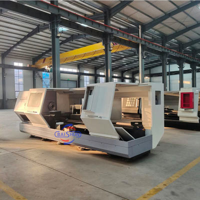 অনুভূমিক CNC টার্নিং লেদ মেশিন 500mm সুইং 1500mm ওয়ার্কপিস