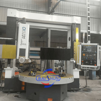 নির্ভুলতা দ্বৈত কলাম VTL CK5231 ভারী শুল্ক CNC উল্লম্ব লেদ মেশিন, ৩১৫০মিমি টার্নিং ব্যাস এবং ১৬০০মিমি ওয়ার্কপিস উচ্চতা সহ
