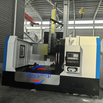 হেভি ডিউটি CK5112 CNC ভার্টিক্যাল লেদ, যার সর্বোচ্চ টার্নিং ব্যাস 2000mm এবং সর্বোচ্চ উচ্চতা 1200mm
