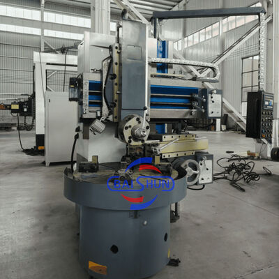 C5116 একক কলাম ম্যানুয়াল উল্লম্ব টাররেট লেদ, 1600 মিমি সর্বোচ্চ টার্নড দৈর্ঘ্য, 5 টন লোড ক্ষমতা, এবং 30kw স্পিন্ডেল মোটর সহ