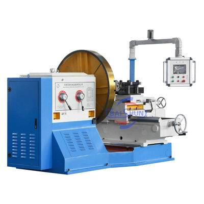 ফ্ল্যাঞ্জ মুখোমুখি মেশিন সঙ্গে 1600 মিমি সর্বোচ্চ. ঘূর্ণিত ব্যাসার্ধ এবং 1200mm মাঝারি শুল্ক যন্ত্রপাতি জন্য Chuck ব্যাসার্ধ