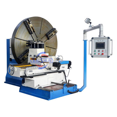 চীনা অনুভূমিক ফ্ল্যাঞ্জ শেষ মুখোমুখি টার্ন C6025 সঙ্গে 2500mm সর্বোচ্চ ঘুরিয়ে ব্যাসার্ধ এবং 2000mm Chuck ব্যাসার্ধ